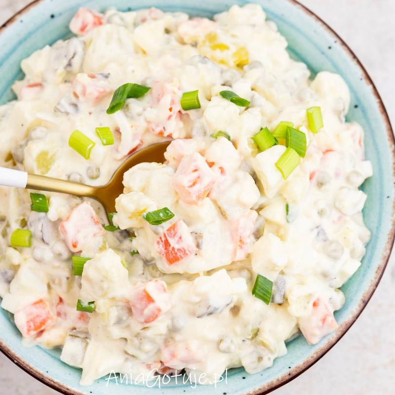 Kaloryczność sałatki jarzynowej