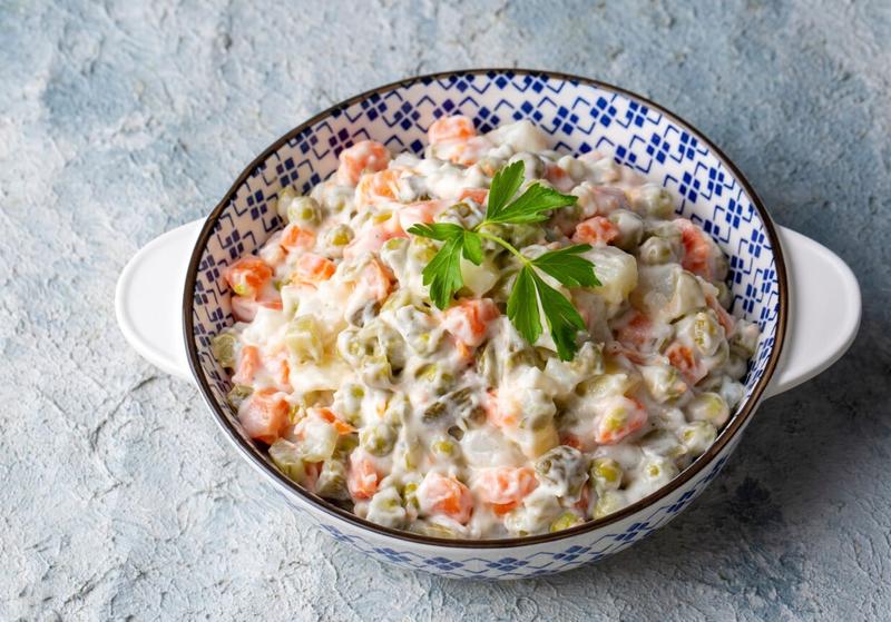 Zdrowa dieta z sałatką