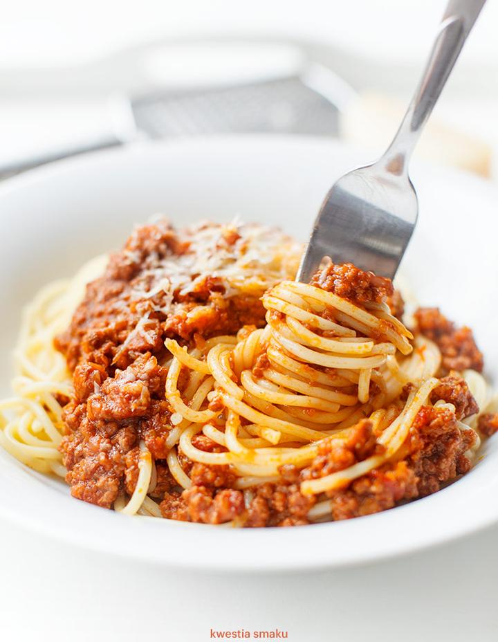 Kaloryczność spaghetti bolognese