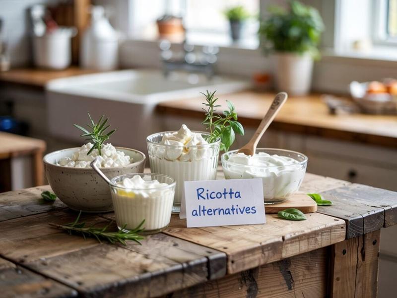 Roślinne alternatywy dla ricotty